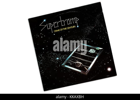 Supertramp, Verbrechen des Jahrhunderts, Album Cover, 1974. Stockfoto