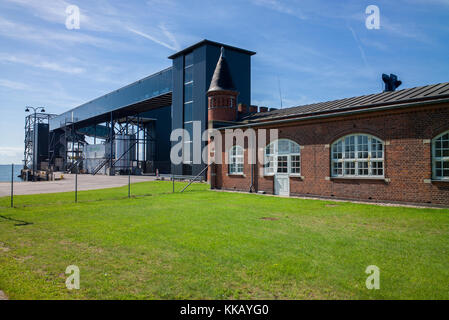 Rostock Ferry Terminus Dänemark Stockfoto