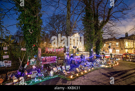 George Michael's Candlelight Memorial Garden Highgate London UK Stockfoto