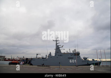 ORP Kormoran, Kormoran II Klasse minehunter, die neueste polnische Marine Schiff, in Gdynia, Polen. 27. November 2017 © wojciech Strozyk/Alamy Stock Foto Stockfoto