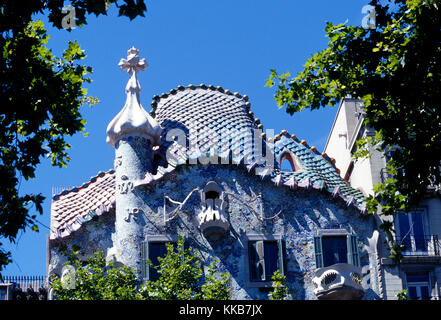 Casa Batllo. Barcelona Stockfoto