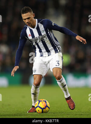 West Bromwich Albion Kieran Gibbs in der Premier League Match in West Bromwich, West Bromwich Stockfoto