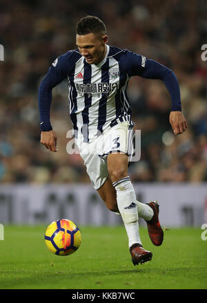 West Bromwich Albion Kieran Gibbs in der Premier League Match in West Bromwich, West Bromwich Stockfoto