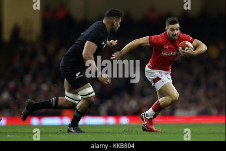 Wales Rhys Webb im Herbst Internationale im Fürstentum Stadium, Cardiff. PRESS ASSOCIATION Foto Stockfoto