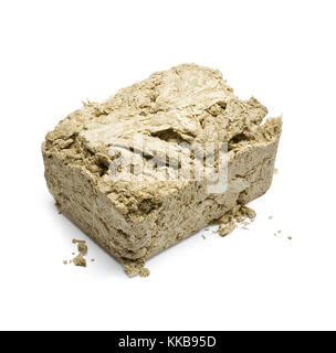 Süße halva auf weißem Hintergrund Stockfoto