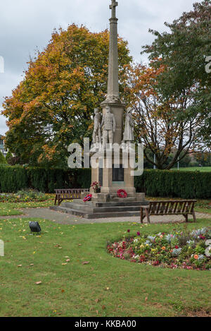 Kriegerdenkmal, Builth Wells, Powys, Wales, UK. Stockfoto