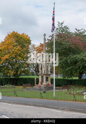 Kriegerdenkmal, Builth Wells, Powys, Wales, UK. Stockfoto