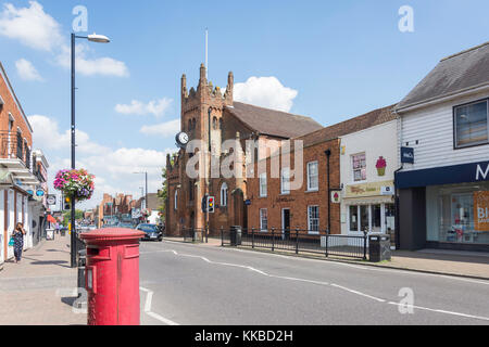 St. Maria Magdalena Kirche, High Street, Billericay, Essex, England, Vereinigtes Königreich Stockfoto