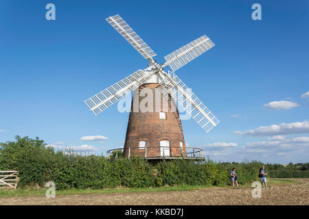 Jahrhundert John Webb's Windmühle, Thaxted, Essex, England, Vereinigtes Königreich Stockfoto