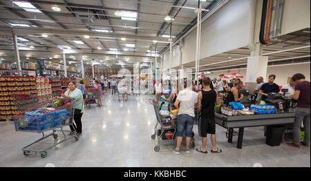 COSTCO GROSSHANDELSERÖFFNUNG FRANKREICH Stockfoto