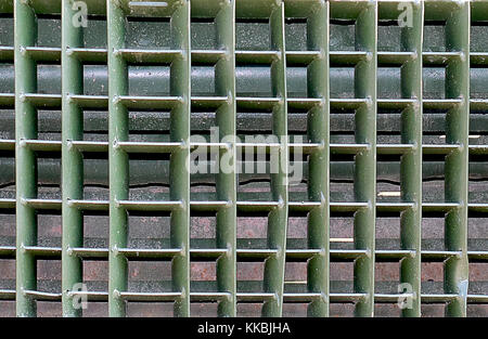 Nahaufnahme der militärischen Auto kühler Hintergrund Textur. Für das Template. Stockfoto