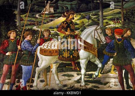 Caspar, Capella dei Magi von Benozzo Gozzoli'' die Reise der Heiligen