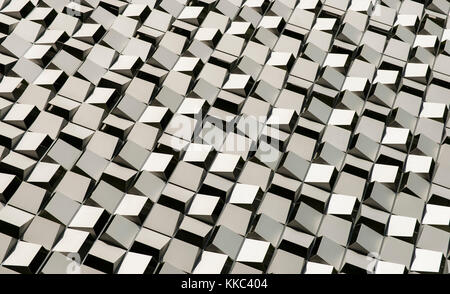 Moor Eyre Street Car Park, auch bekannt als Kit Kat - Sheffield, South Yorkshire, Großbritannien - 13. September 2013 Stockfoto