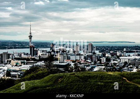 Auckland City Blick von Mt.Eden Stockfoto