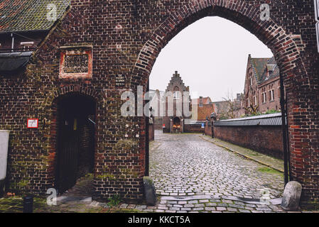 Die heilige Elisabeth Beginenhof in Gent Stockfoto