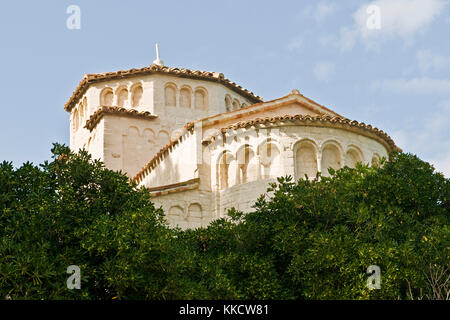 Santa Maria Abtei, Portonovo, Conero Regional Park (Ancona, Italien) Stockfoto