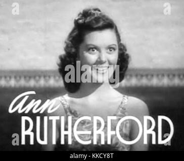 Ann Rutherford in Liebe findet Andy Hardy Anhänger Stockfoto