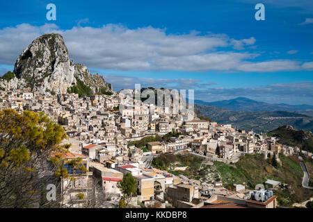 Caltabellotta, Agrigento, Sizilien, Italien, 11.28.2017. Stockfoto