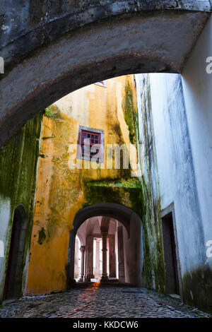 Maurische palce in Sintra, Portugal Stockfoto
