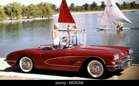 1960-corvette Stockfoto