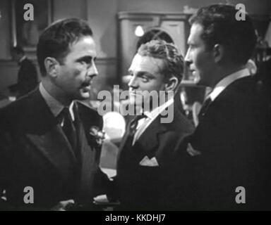 Humphrey Bogart James Cagney Jeffrey Lynn in die Roaring Twenties trailer Stockfoto