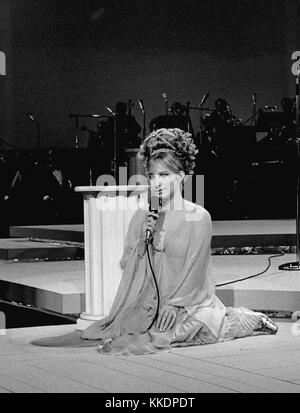 Barbra Streisand Ed Sullivan Show 1969 Stockfoto