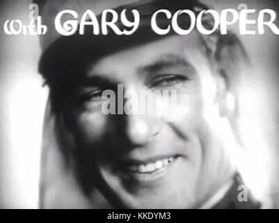 Gary Cooper in Marokko Anhänger Stockfoto