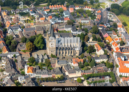 Stadtzentrum Xanten, Dom Sankt Viktor, Klostermuseum Xanten, Xanten, Niederrhein, Rhein, Nordrhein-Westfalen, Deutschland, Xanten, Niederrhein, Rhein, Nein Stockfoto