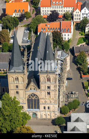 Stadtzentrum Xanten, Dom Sankt Viktor, Klostermuseum Xanten, Xanten, Niederrhein, Rhein, Nordrhein-Westfalen, Deutschland, Xanten, Niederrhein, Rhein, Nein Stockfoto