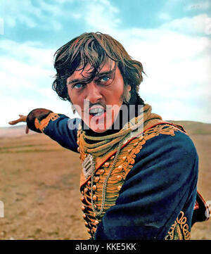 Die LEITUNG DER LIGHT BRIGADE 1968 United Artists Film mit David Hemmings als Kapitän Louis Nolan Stockfoto