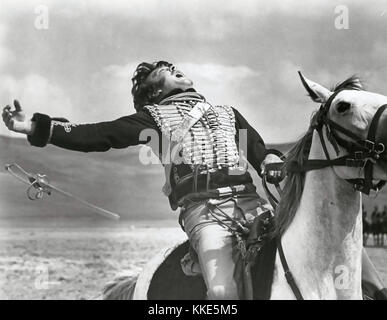 Die LEITUNG DER LIGHT BRIGADE 1968 United Artists Film mit David Hemmings als Kapitän Louis Nolan Stockfoto