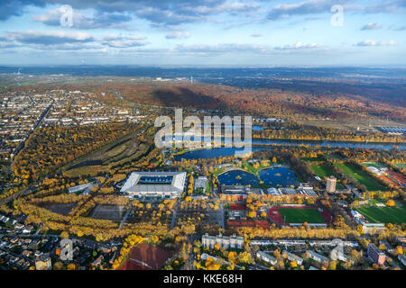 Schauinsland Travel Arena, Wanheim Sports Park, Wedau Sports Park, Wedau an der Wedau Regatta Course, Duisburg, Ruhrgebiet, Nordrhein-Westfalen, Deutschland Stockfoto