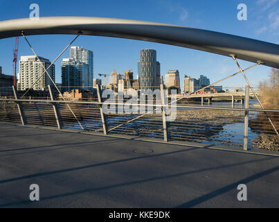 George C. King Bridge Calgary ab Stockfoto