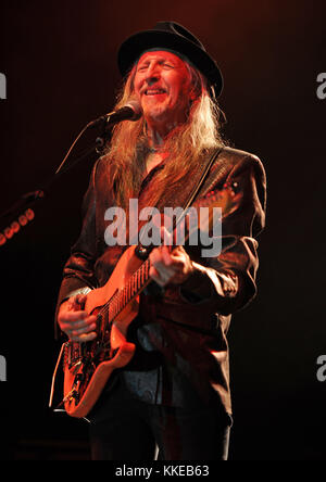 Pompano Beach fl - 24. Februar: Patrick Simmons von den Doobie Brothers führt im Pompano Beach Amphitheater am 25. Februar 2015 in Pompano Beach, Florida Personen: Patrick Simmons Stockfoto