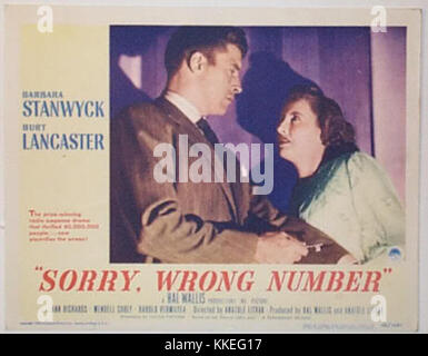 SorryWrongNumber 2 Stockfoto