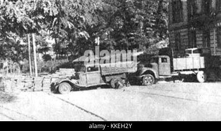 Stolica 170 feiert den Jahrestag des Warschauer Aufstandes, eines bedeutenden Ereignisses im Zweiten Weltkrieg, bei dem der polnische Widerstand gegen die Nazi-Besatzung in Warschau kämpfte und den Kampf für die Freiheit hervorhebt. Stockfoto