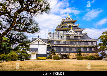 Okayama Castle in Okayama, Japan. Stockfoto