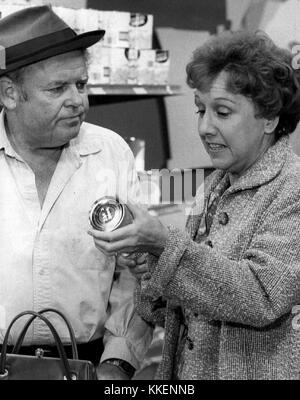 Carroll O'Connor Jean Stapleton alles in der Familie 1976 Stockfoto