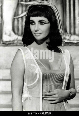 Elizabeth Taylor Cleopatra 1963 Stockfoto