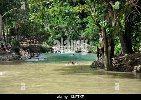 Philippinen, Visayas Insel, Loboc river Stockfoto