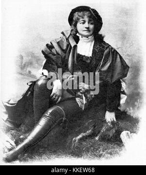 Helena Modrzejewska polnische Schauspielerin 1840-1909 Stockfoto