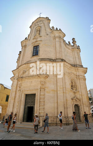 Italien, Basilikata, Matera, Kirche des Fegefeuers Stockfoto