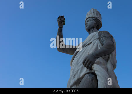 Detail des Brunnens der vier Kontinente (Fontana dei Quattro continenti), Triest, Friaul-Julisch Venetien, Italien Stockfoto