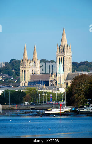 Kathedrale in der Stadt Truro, Cornwall, England, Großbritannien, Großbritannien. Stockfoto