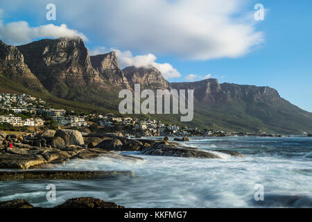 Twelve Apostles, Camps Bay, Kapstadt, Südafrika Stockfoto