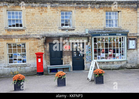 Lacock Food Store, Lacock, Wiltshire Stockfoto