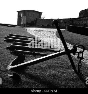 Normandie, Frankreich und die Invasionsufer von 1945, amerikanische, kanadische und englische historische Strände Stockfoto