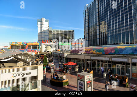 Grand Bazaar Geschäfte auf dem Las Vegas Strip im Bally's Resort und Casino. Stockfoto
