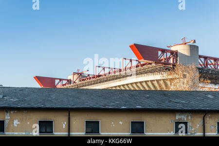 Mailand, Italien - 30.November 2017: San Siro in Mailand, Italien ist ein Fußball Stadion (Kapazität 80,018), in dem sowohl AC Mailand und Inter Mailand Stockfoto