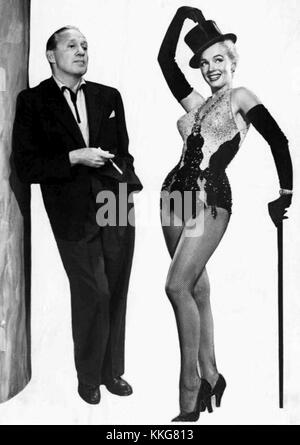 Jack Benny Marilyn Monroe Jack Benny Show 1953 Stockfoto